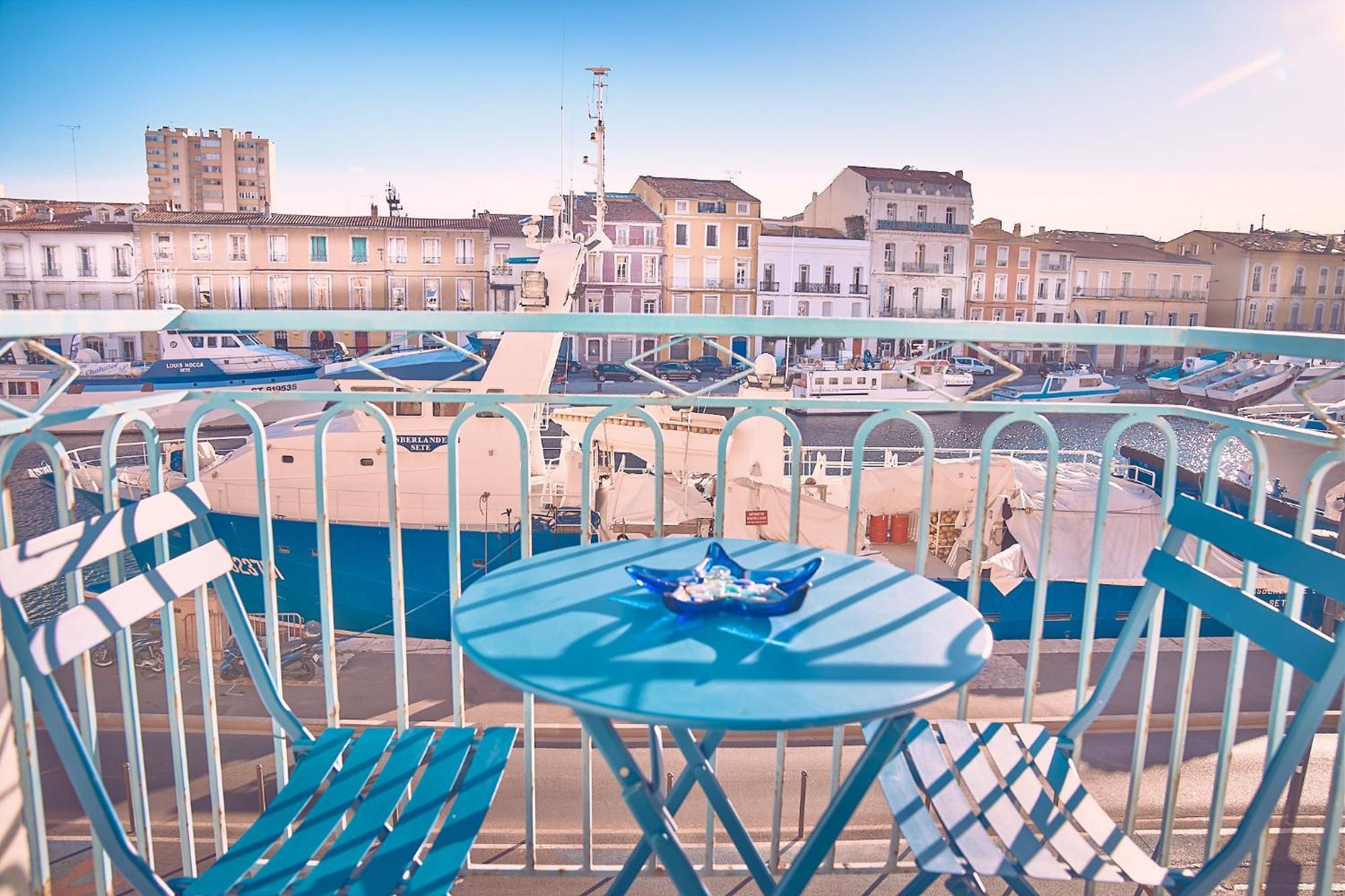 "Mario" Balcons Sur Le Canal Royal, Belle Vue, Climatise Sete Bagian luar foto